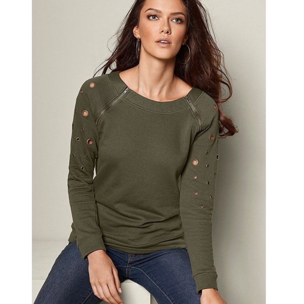 Army Green Venus Sweater